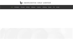 Desktop Screenshot of ekholmsnasgolf.se